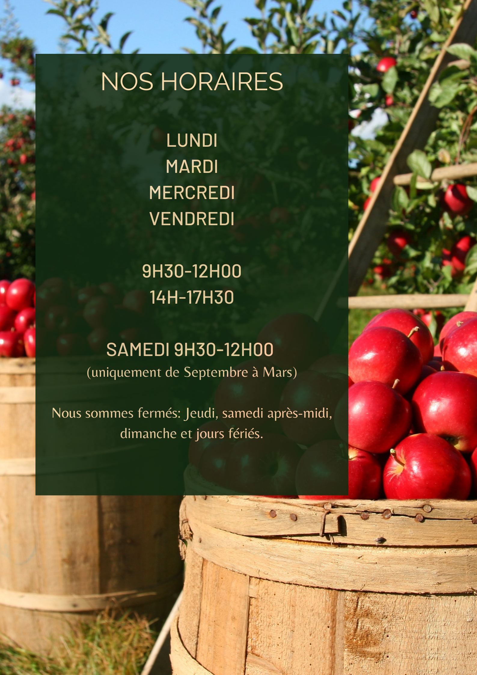 horaires